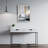 Black Aluminum Frame Lighted Bathroom Mirror-43159949