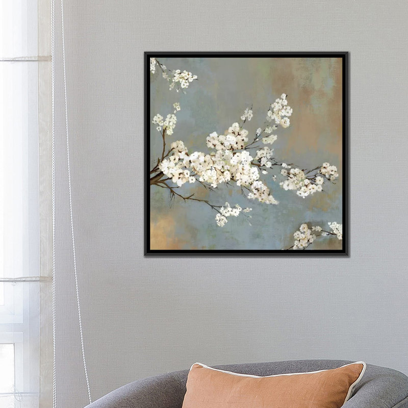 «Ode To Spring II» par Asia Jensen - reproduction d'art sur toile tendue sur châssis, H 18 po x l 18 po x P 1,5 po