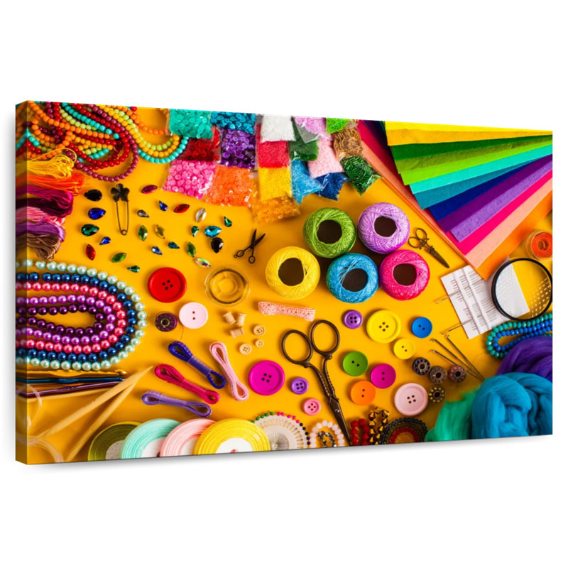 Fournitures d'artisanat coloré Senne, H 32 po x l 48 po