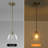 Modern 1-Light Single Dome Kitchen Island Pendant With Clear Glass-1618353748