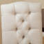 Chaise d'appoint capitonnée et espresso Centerton-33435259