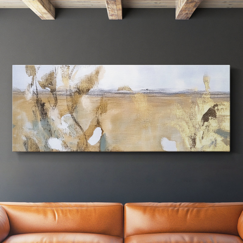 Abstract Series 10 #XXIX-Wide Gallery Wrapped Canvas, 12" H x 30" W