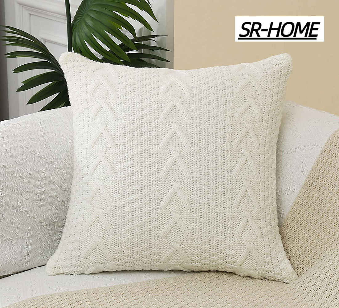 Classic Striped Handwoven Chenille Lumbar Pillow