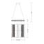 Loft 4-Light Kitchen Island Geometric Pendant