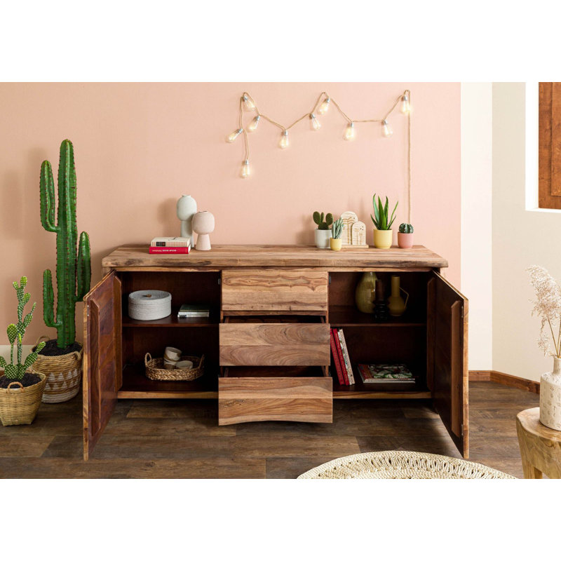 185cm Solid Wood Sideboard