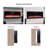 60" Electric Fireplace With Remote, Multi Color Flame & , 1400W Heat, 16 Colors Ember Bed Wall Mounted 60", Simulation Technology-188024462
