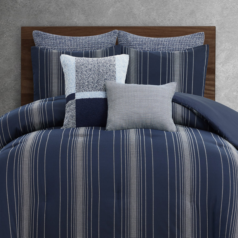 Ansonia 3pc Queen Comforter Set, Queen Comforter + 2 Standard Shams