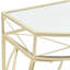 Paola 82cm Glass Top Console Table