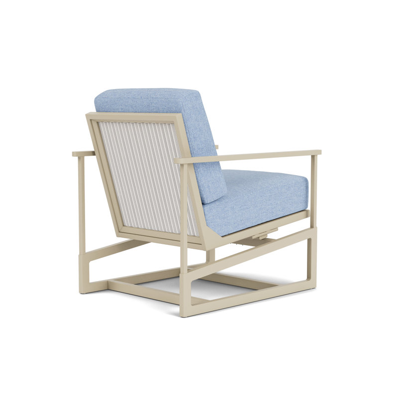 Summit Outdoor Rocker Chair, Demo Skyway, Linen, White
