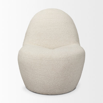Modern Boucle/Chenille Lounge chair