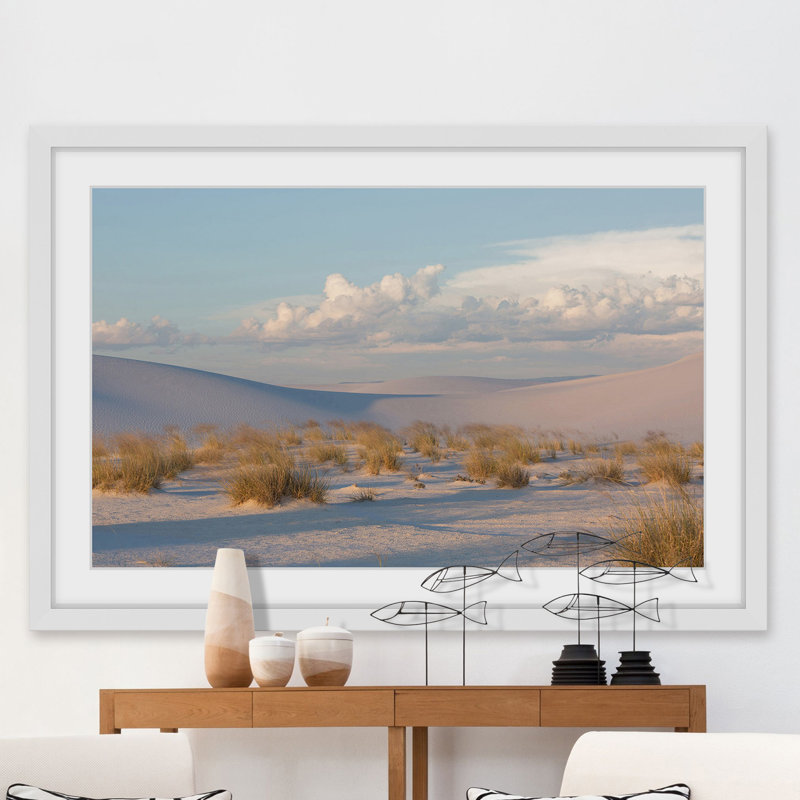 1 Piece Single Picture Frame Wall Art, 61cm H x 91cm W, White