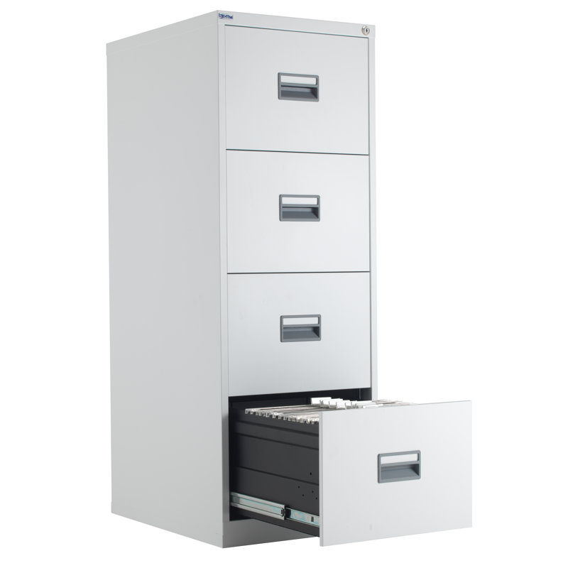 46.5cm Wide 4 -Drawer Steel File Cabinet, White