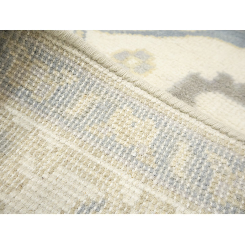 Tapis oriental traditionnel à motif floral Oushak 8 x 16 