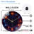 Neon Wall Clock Decor for Modern Home Decoration Art - 12'' Modern Glass Wall Clock