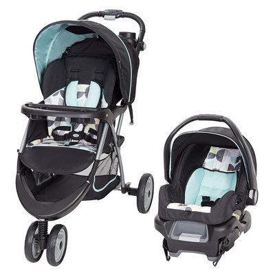Baby Trend EZ Ride 35 Travel System Stroller Car Seat Combo for Baby,Doodle Dots