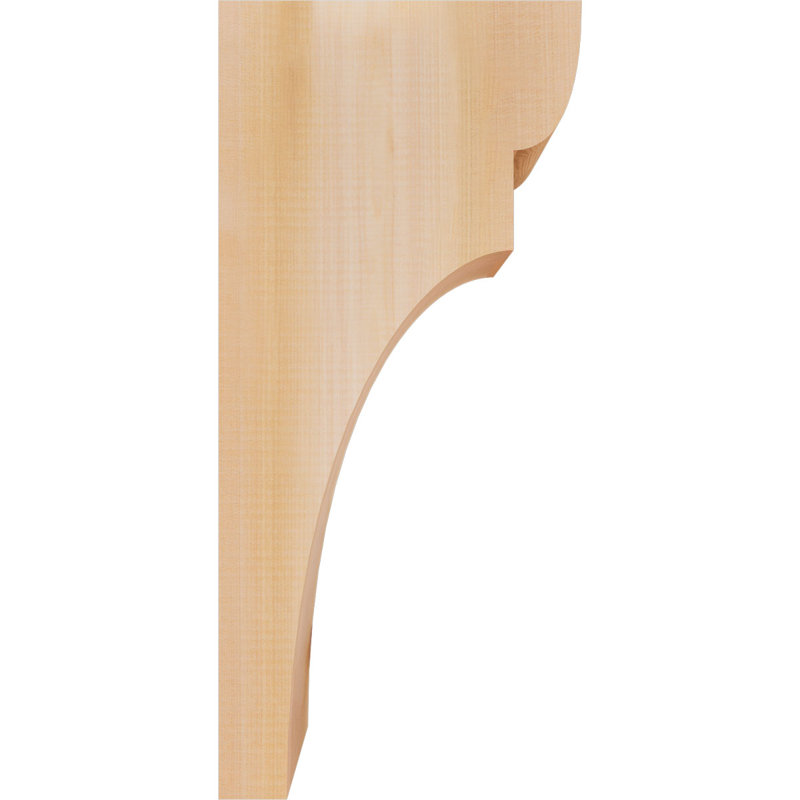 Yorktown Corbel, H 22 po x l 5,5 po x P 10 po, Cèdre rouge, Lisse