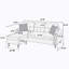 Ensemble modulaire réversible avec 2 coussins décoratifs gris ardoise, polyvalent et élégant pour tout espace de vie-1519021254