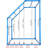 Yescom Free Standing Pool Towel Rack-110590084