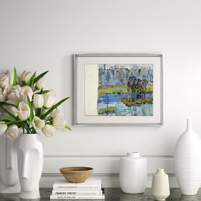 «Small Russian Sketches 3» - Peinture encadrée sur papier