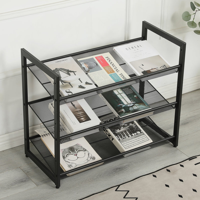 Bookshelf, 3-Tier Freestanding Shoe Rack