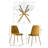 Folmar 4 - Person Dining Table Sets With 39.5'' Round Table & 4 Upholstered Fabric Chairs-95092231