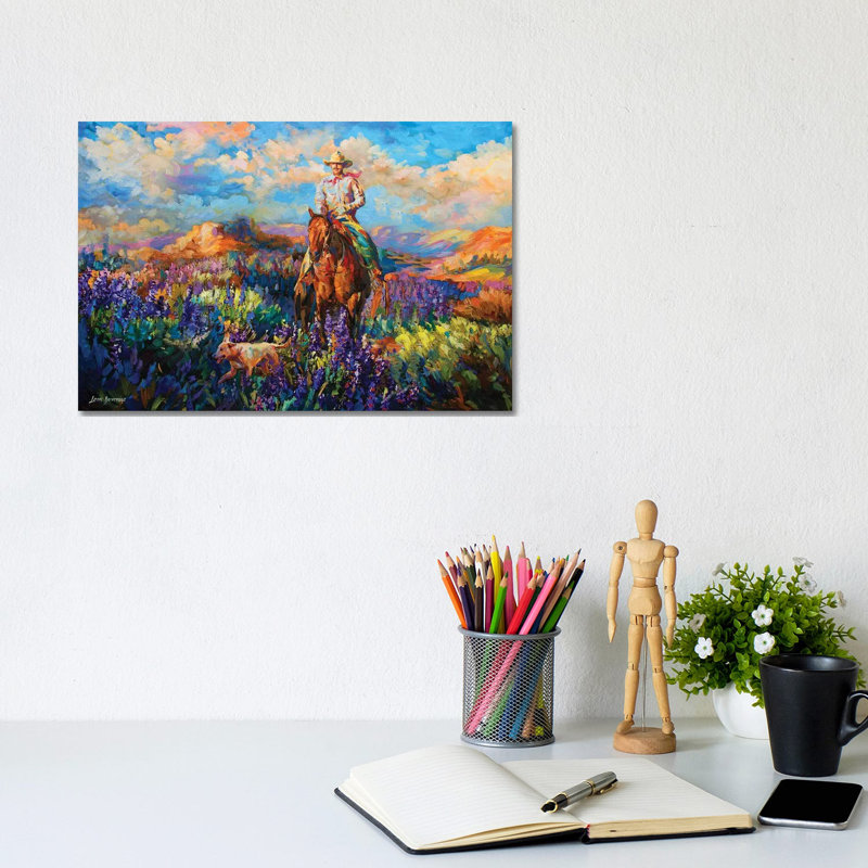 Free Spirit by Leon Devenice - Wrapped Canvas Painting, 20.32 cm H x 30.48 cm W