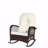 Outdoor Rocking Chair, PE Wicker With Wide Seat, Thick Soft Cushion, Steel Frame, High Weight Capacity-1106486081-1106486086