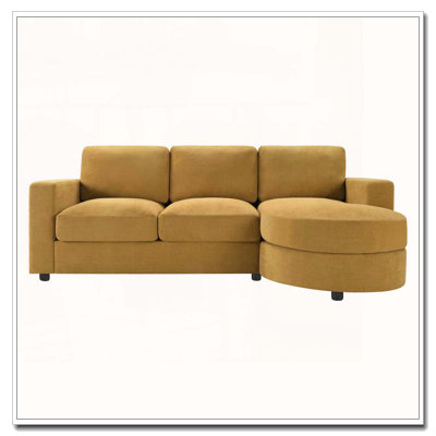 84.6" L-shaped Sofa Couch