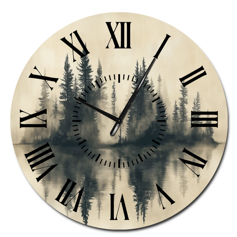 Horloge murale en métal rétro, Surdimensionné