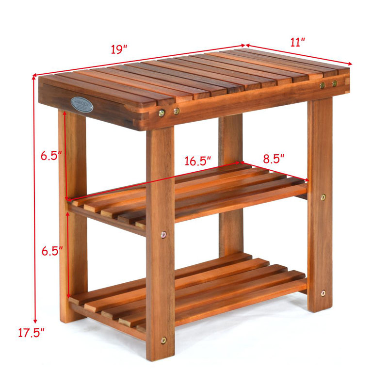 Costway 4 Pair Stackable Shoe Rack