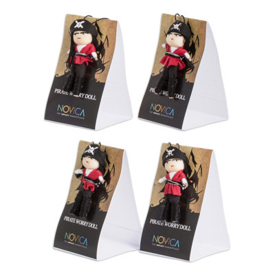 2.4'' Handmade People Hanging Figurine Ornament