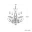 Vesca 5 Light 15in x 15in Pendant in Black with Clear Heritage Handcut Crystals-434672798-434672787