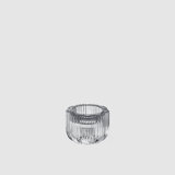 Villeroy & Boch Fleur Candleholder 2-in-1 Clear Glass Candleholder for Tea Lights and Pillar / Taper Candles, Hand-crafted, Decorative Homeware, Glass, Dishwasher-safe