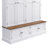 Timberline Hall Tree with Bench and Shoe Storage, Coat Rack with Cabinets and Cubbies-130207796