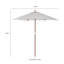Arriah 235 cm W X 235 cm D Hexagonal Market Parasol with Pulley Lift