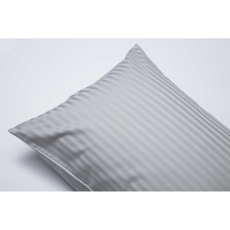 Plain Dye 540 TC Egyptian-Quality Cotton 100% Cotton Pillow Case, Platinum