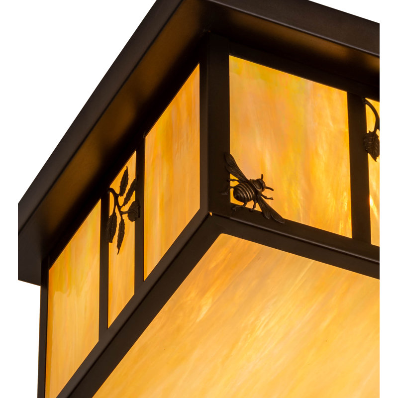 Plafonnier encastré 2 lumières 14 po Franco
