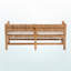 Banc d'appoint tissé à la main Elron en brun naturel Elron