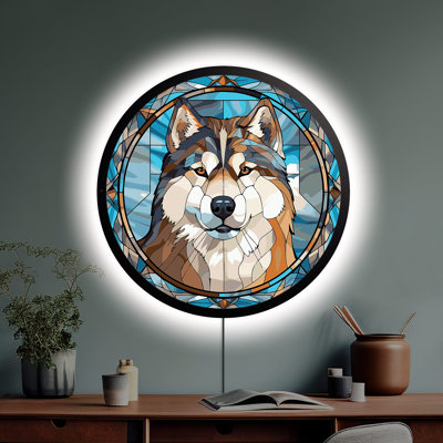 Enseigne néon sur mesure Husky | Enseigne néon | Enseigne lumineuse néon à DEL