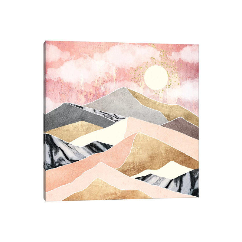 Summer Sun - reproduction d'impression, Toile tendue, Aucun mat, H 12 po x l 12 po x P 1,5 po