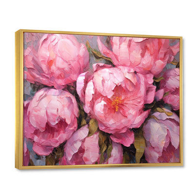 Pink Peony Perfection I - Floral Wall Art