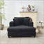Chaise longue avec repose-pieds de rangement amovible, canapé-lit, canapé-lit rembourré et coussins-934427646