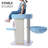 Space-Saving Modern Pastel Cat Tree, 28" H