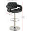Tabouret de bar capitonné Classic-142751008