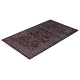 Overdyed Hand-Knotted Wool Modern-Contemporary Brown Area Rug 2' 7" x 4' 5"