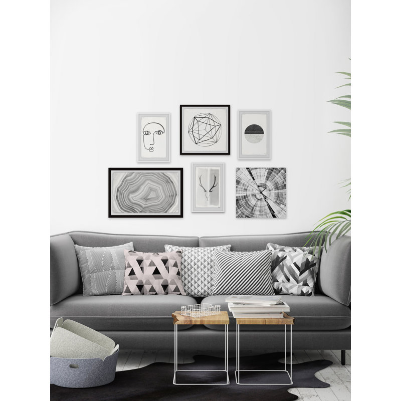 Hexaptych « radial forms »
