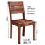 Brooklyn 45cm H Solid Wood Side Chair