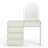 Luxury 2-In-1 Vanity Table With Leather Finish