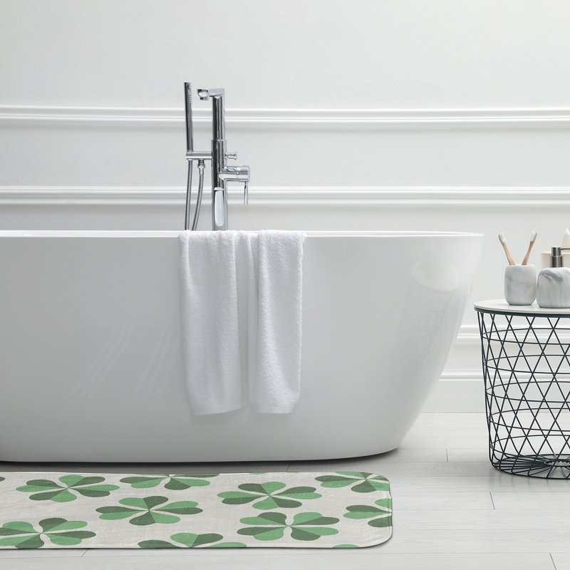 Tapis de bain Boname, Vert, L 21 po x L 34 po