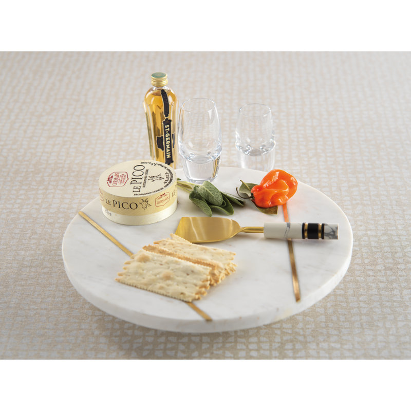Birch Lane™ Gibbs Marble Lazy Susan